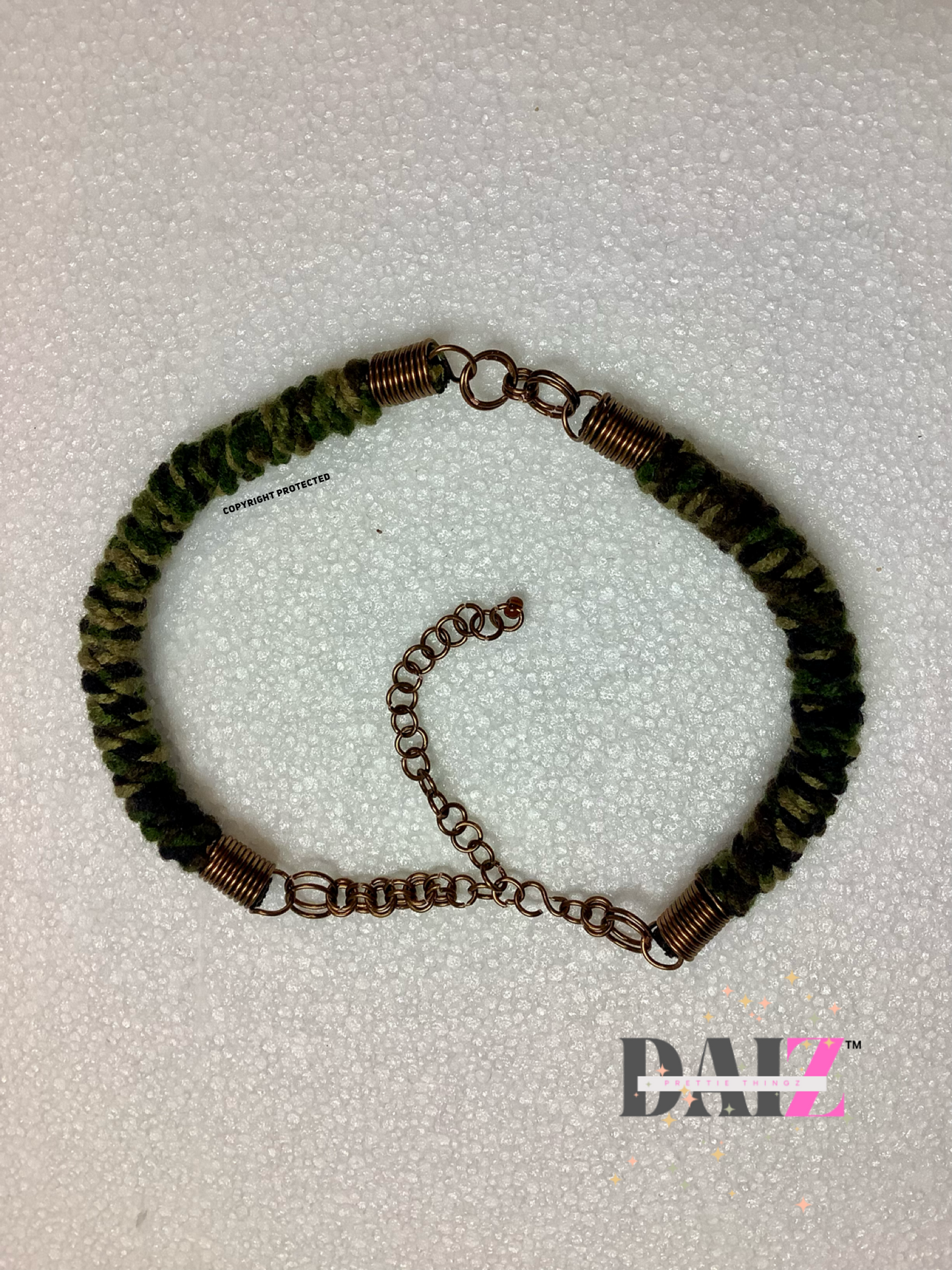 Camo Awkward Choker Necklace