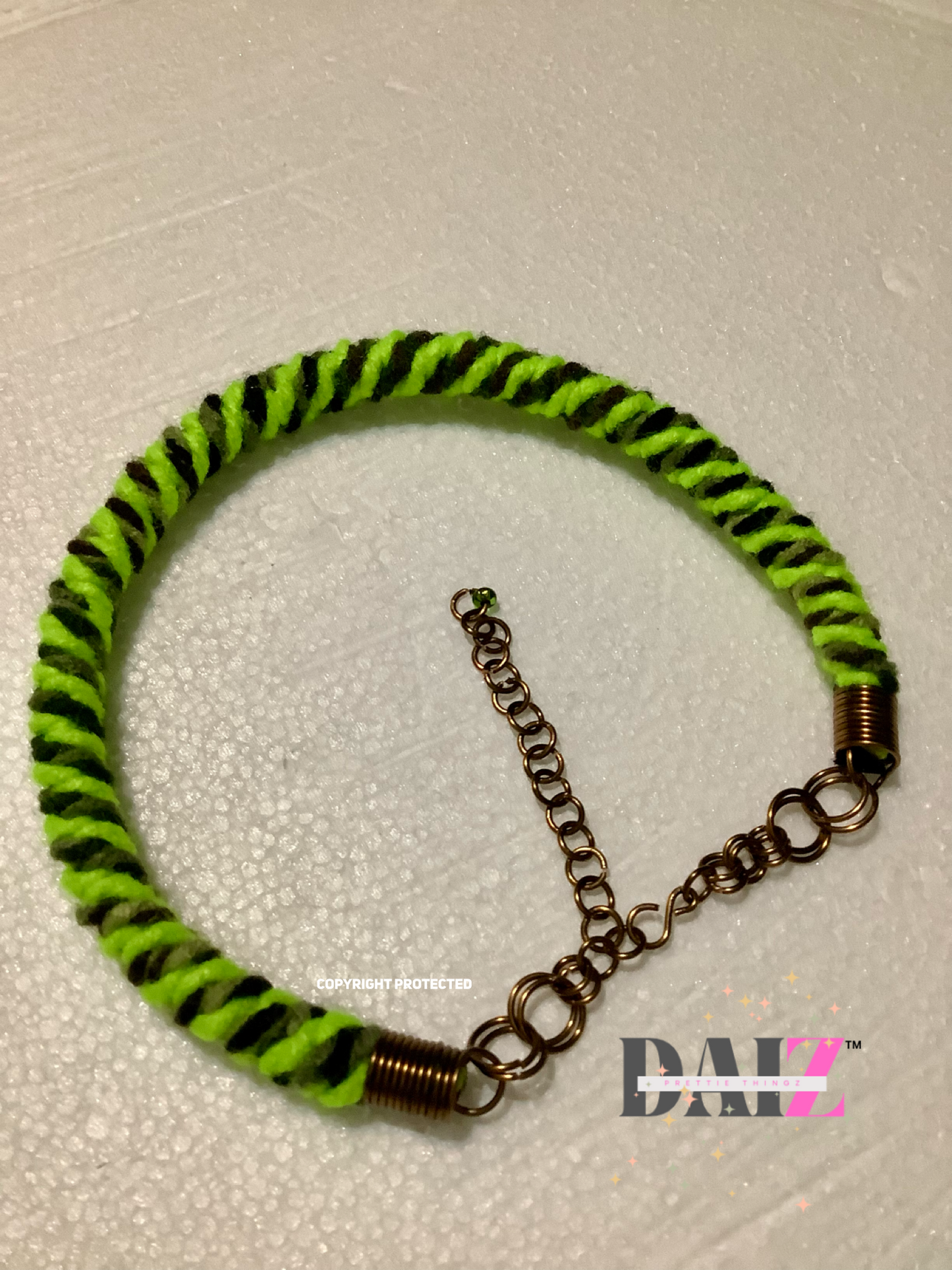 Freaky Green All-In-One Choker Necklace