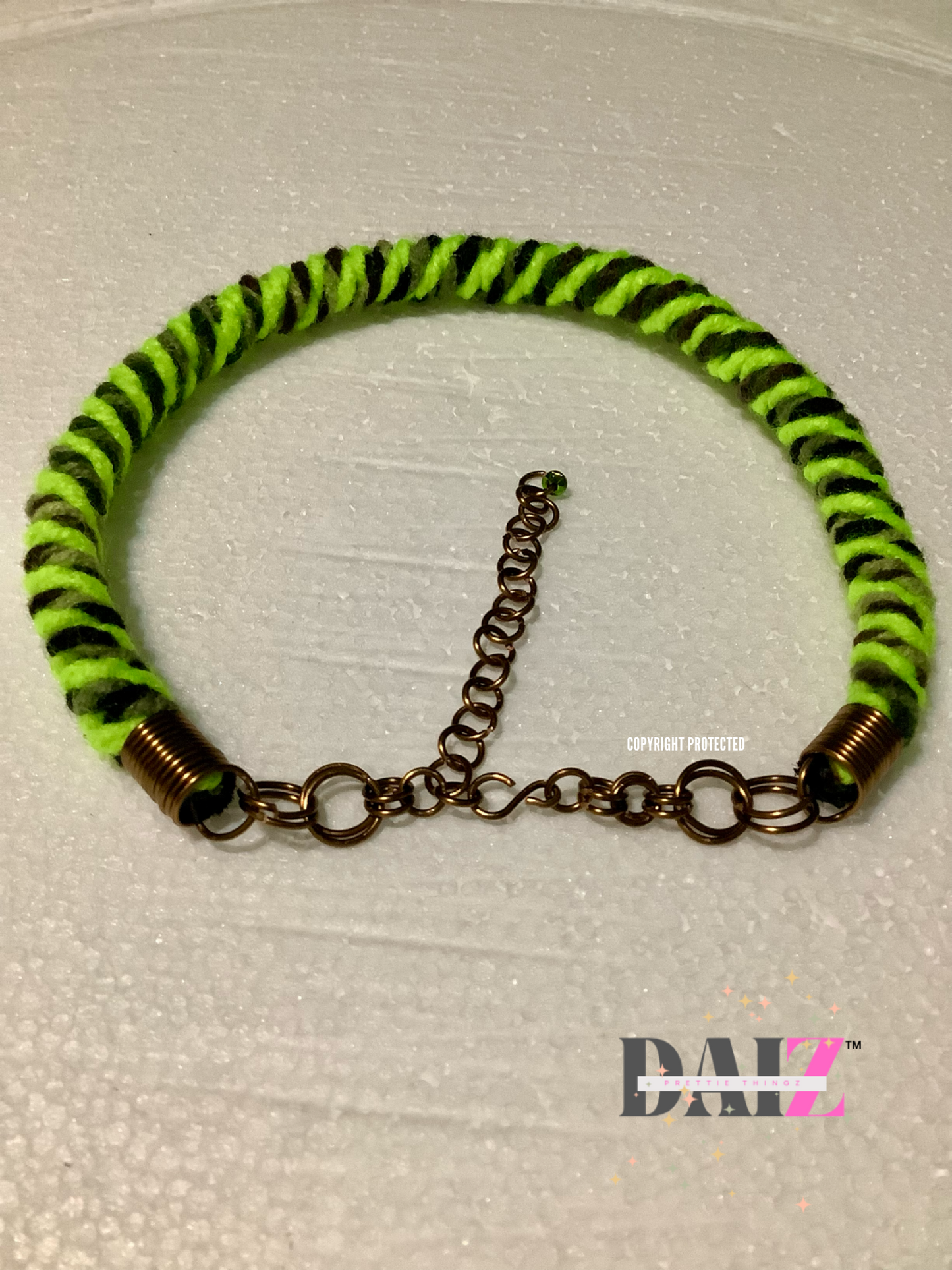 Freaky Green All-In-One Choker Necklace